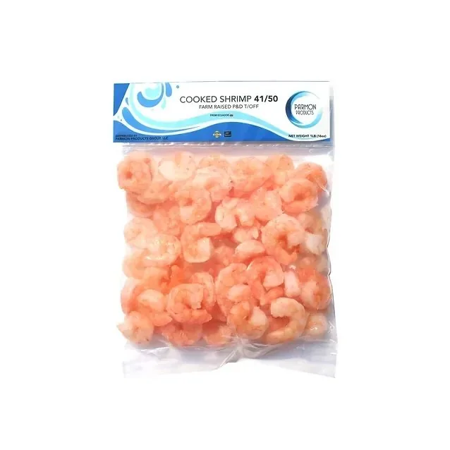 Cooked & raw shrimp